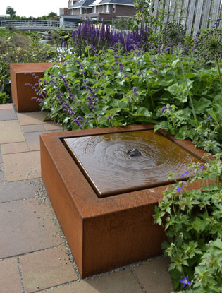 Eliassen Water Table Corten Steel