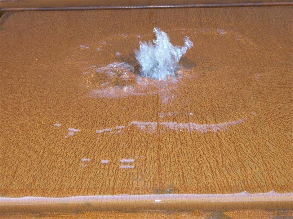 Eliassen Wassertisch Cortenstahl