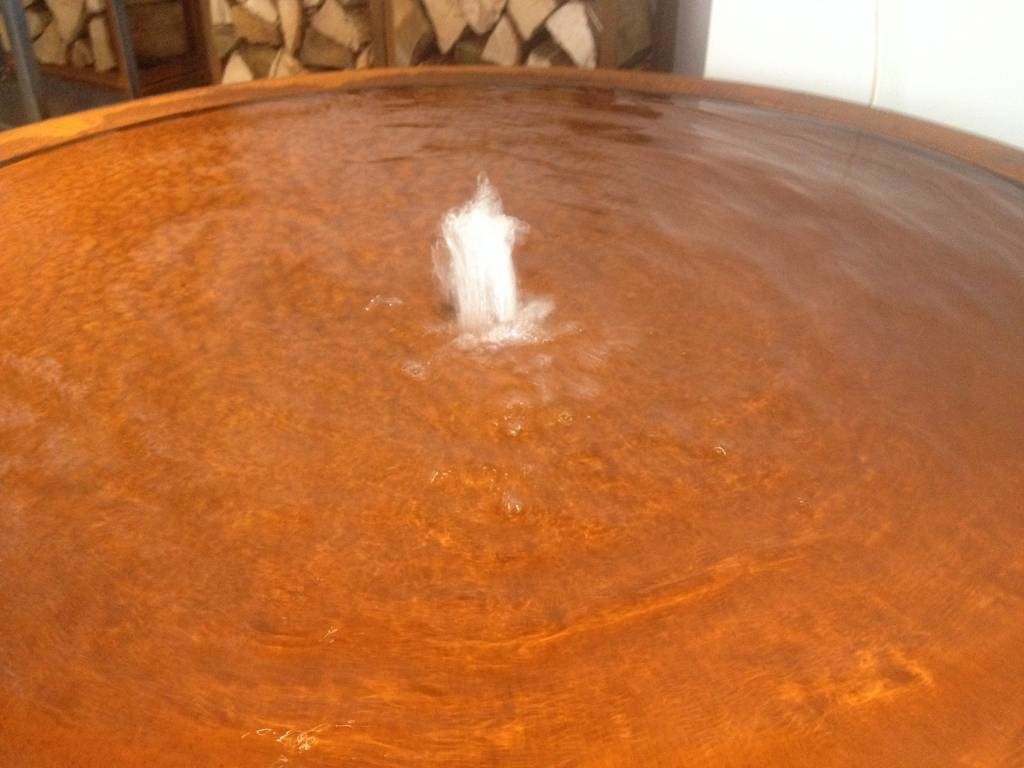 Eliassen Wassertisch Cortenstahl