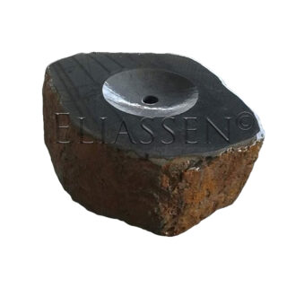 Exclusieve waterelement bruin basaltsteen | Eliassen.nl