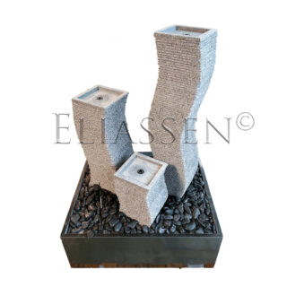 Springbrunnen Granit mit LED-Beleuchtung Thieme | Eliassen.nl