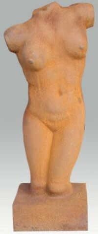 Gusseisen weiblicher Torso - eliassen.nl
