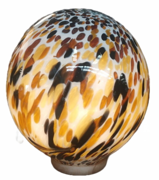 Glass lamp Bulb Marron 35cm eliassen