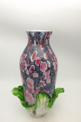 glasvaas met bladeren - Eliassen.nl