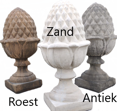 Loosveldt klassieke beelden en tuinvazen kleuren antiek zand roest eliassen.nl 1