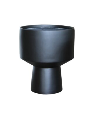 Moderne bloempot Tablo 60cm mat zwart - Eliassen.nl