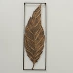 Muurdecoratie 3 luik Bladeren 90x90cm - Eliassen.nl