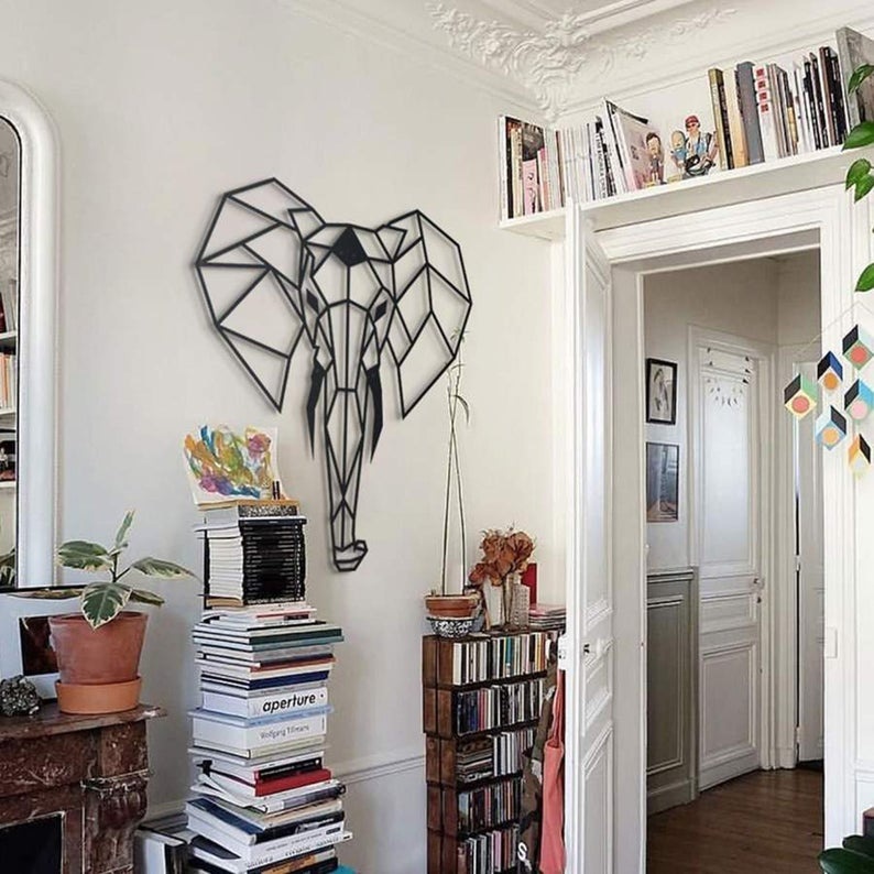 wanddekoration elefant eliases