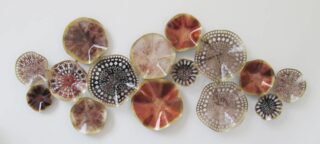 Wall decoration SCHELPEN metal 3D