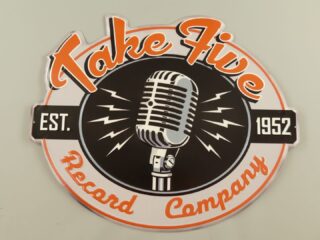 Muurplaat blik Take Five 60x50cm - Eliassen.nl