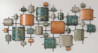 Wall decoration metal wall design blocks