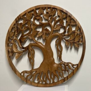 WDBS60 Wall panel wood round Tree of Life swinging 60cm
