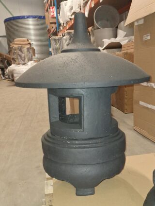 Gartenlampe Pagodenlampe Japanisch rund 70cm