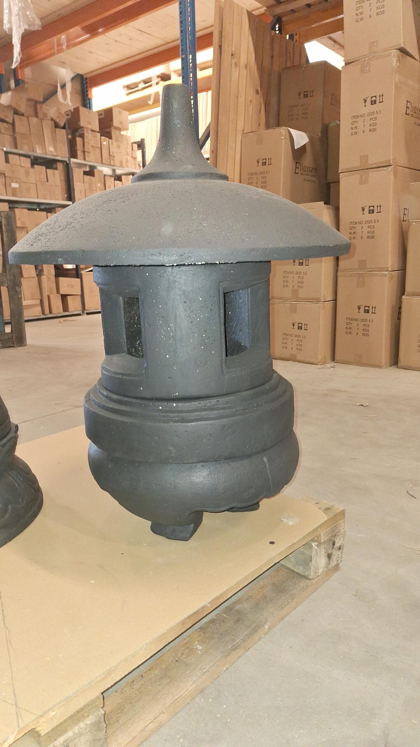 Garden lamp Pagoda lamp Japanese round 70cm