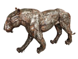 Groot tuinbeeld Leeuwin van metaal 220cm eliassen.nl 6