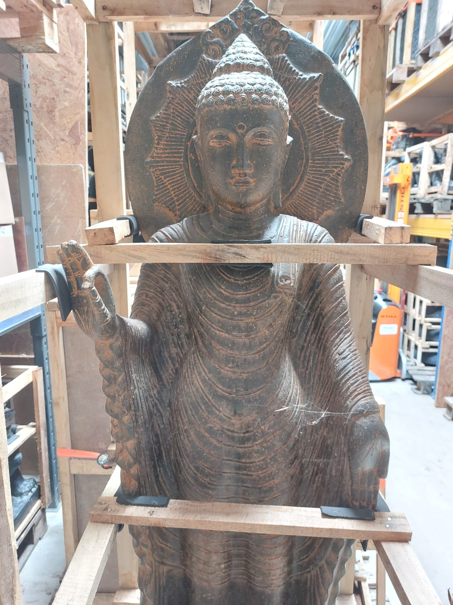 Buddha-Weisheitsstatue mit Aura 165cm