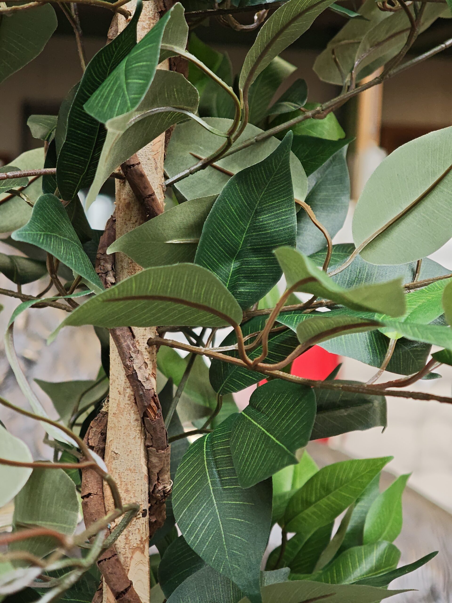 Artificial plant Ficus Benjamina green leaf 95cm