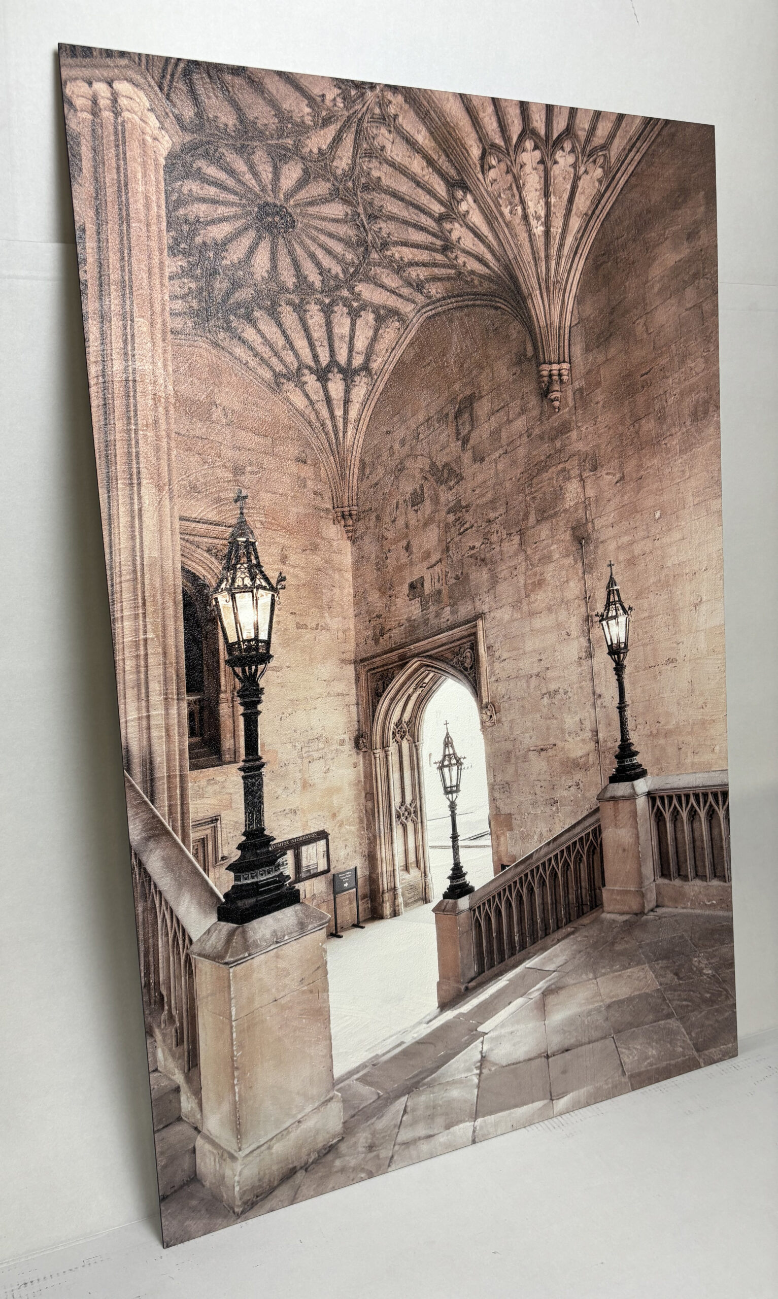 Schilderij Structuur paneel Catherdal Church in 4 maten