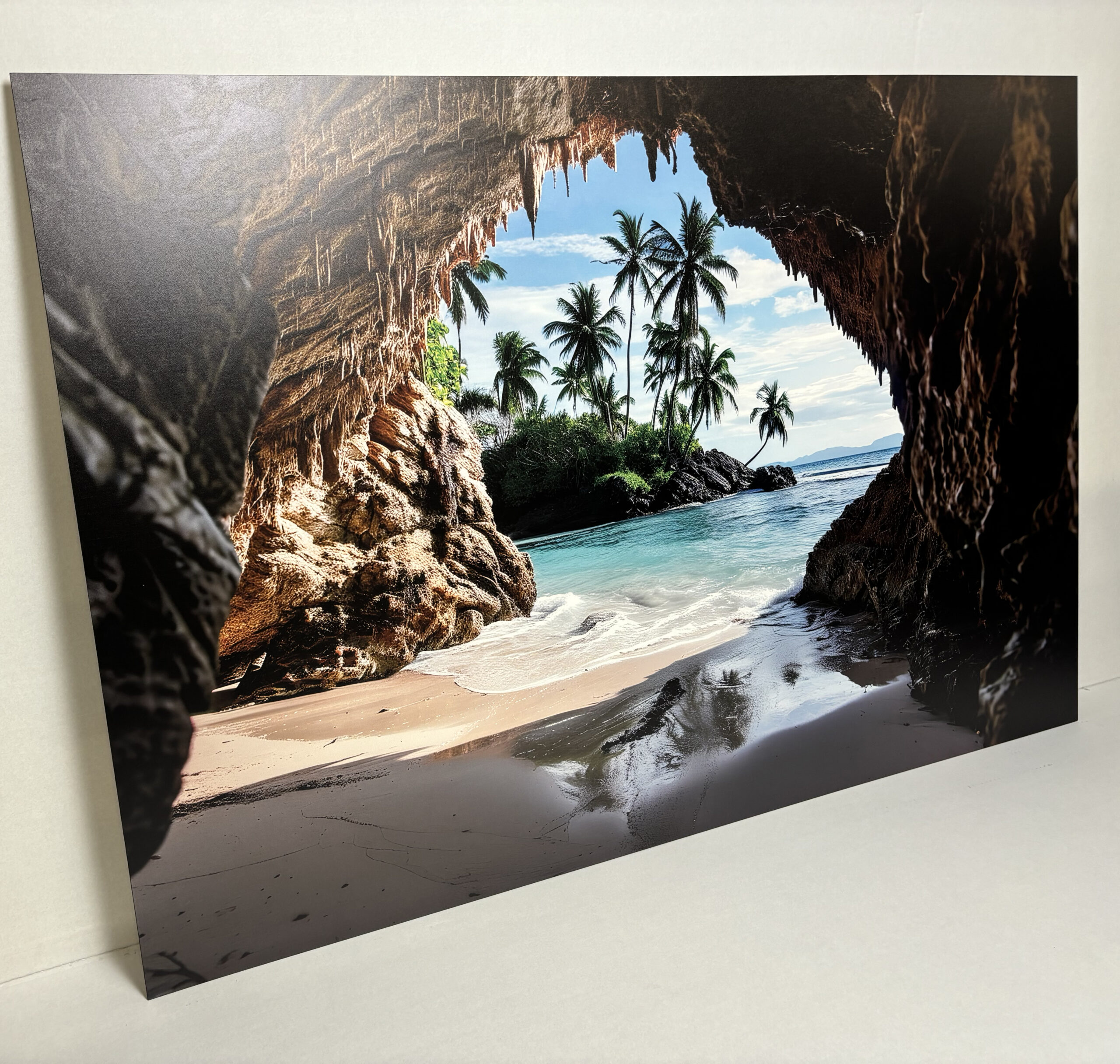 Malerei Deko Tafel Cave Beach in 4 Größen