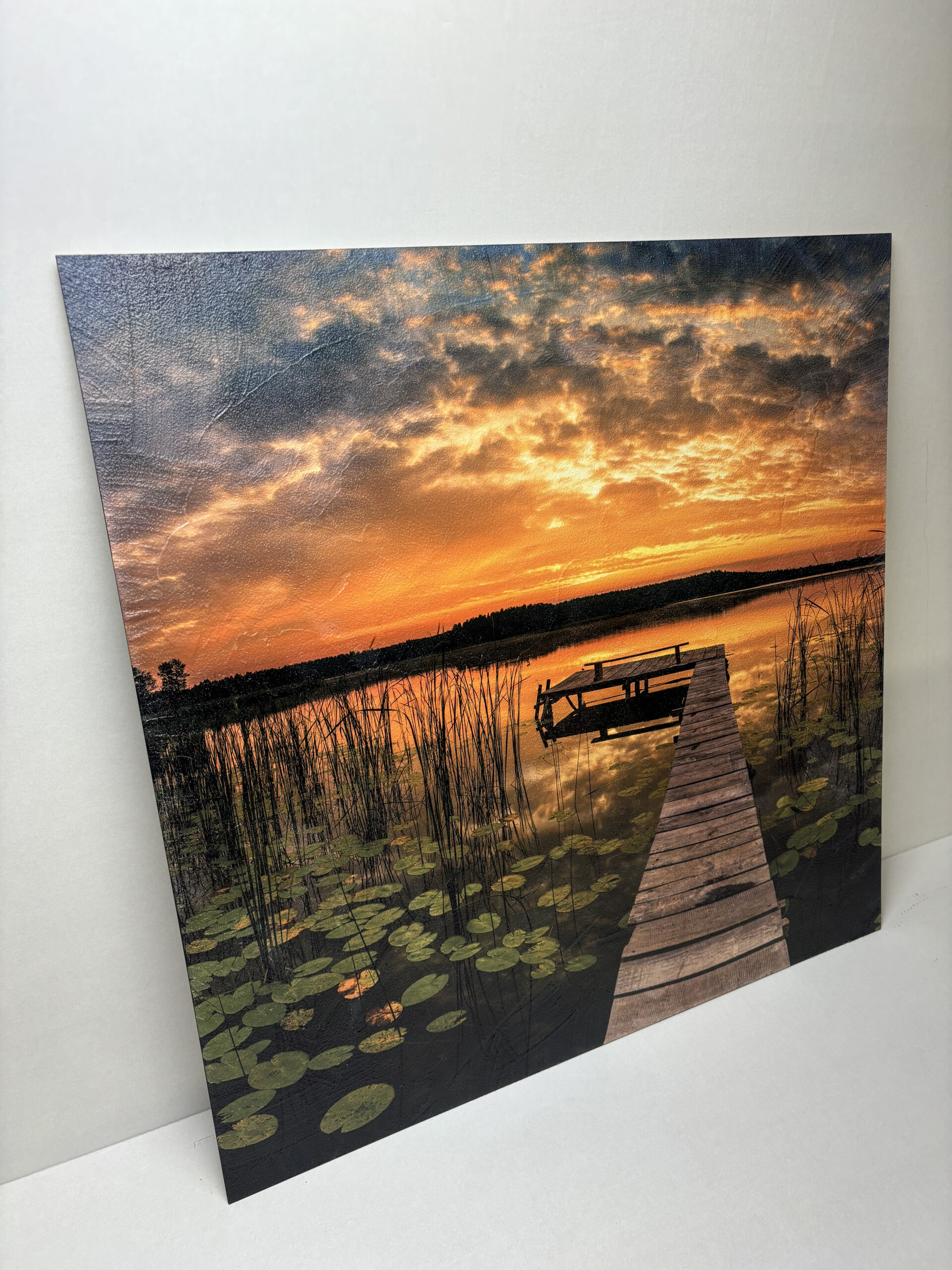 Painting Square Structure Panel Panorama 80x80cm