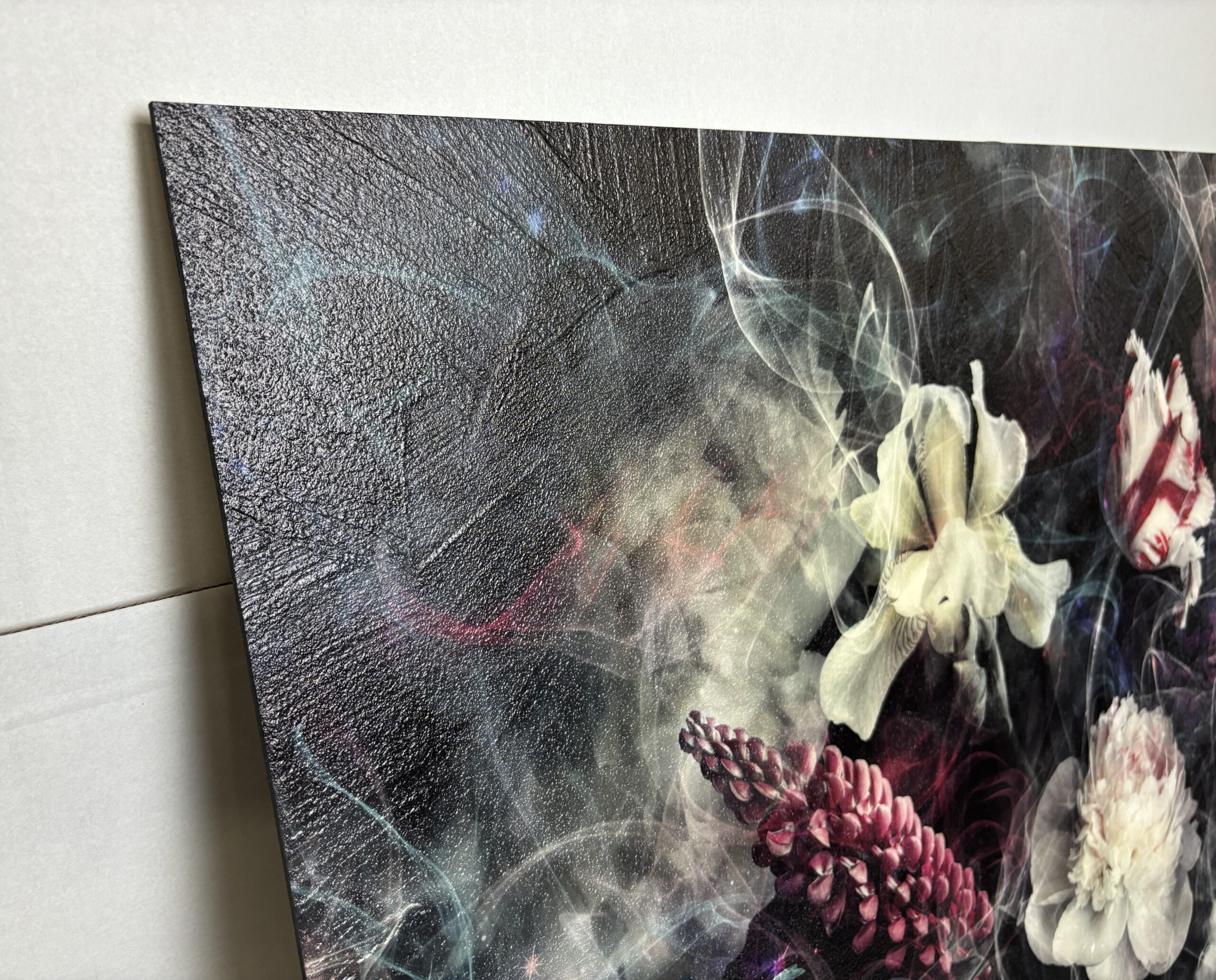 Painting Structural panel Smokey Flowers in 4 sizes