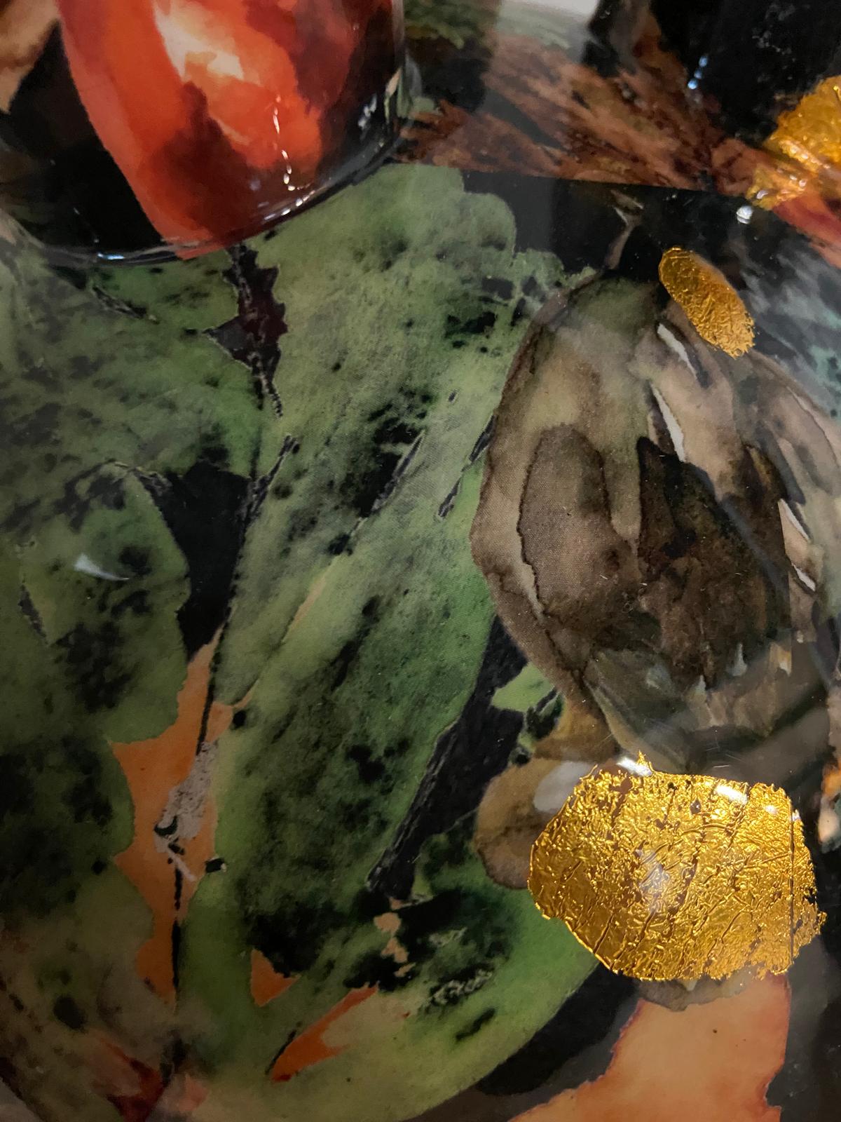 Lammie Tulip Vase metal Berry Blue in 2 sizes eliassen.co.uk 3