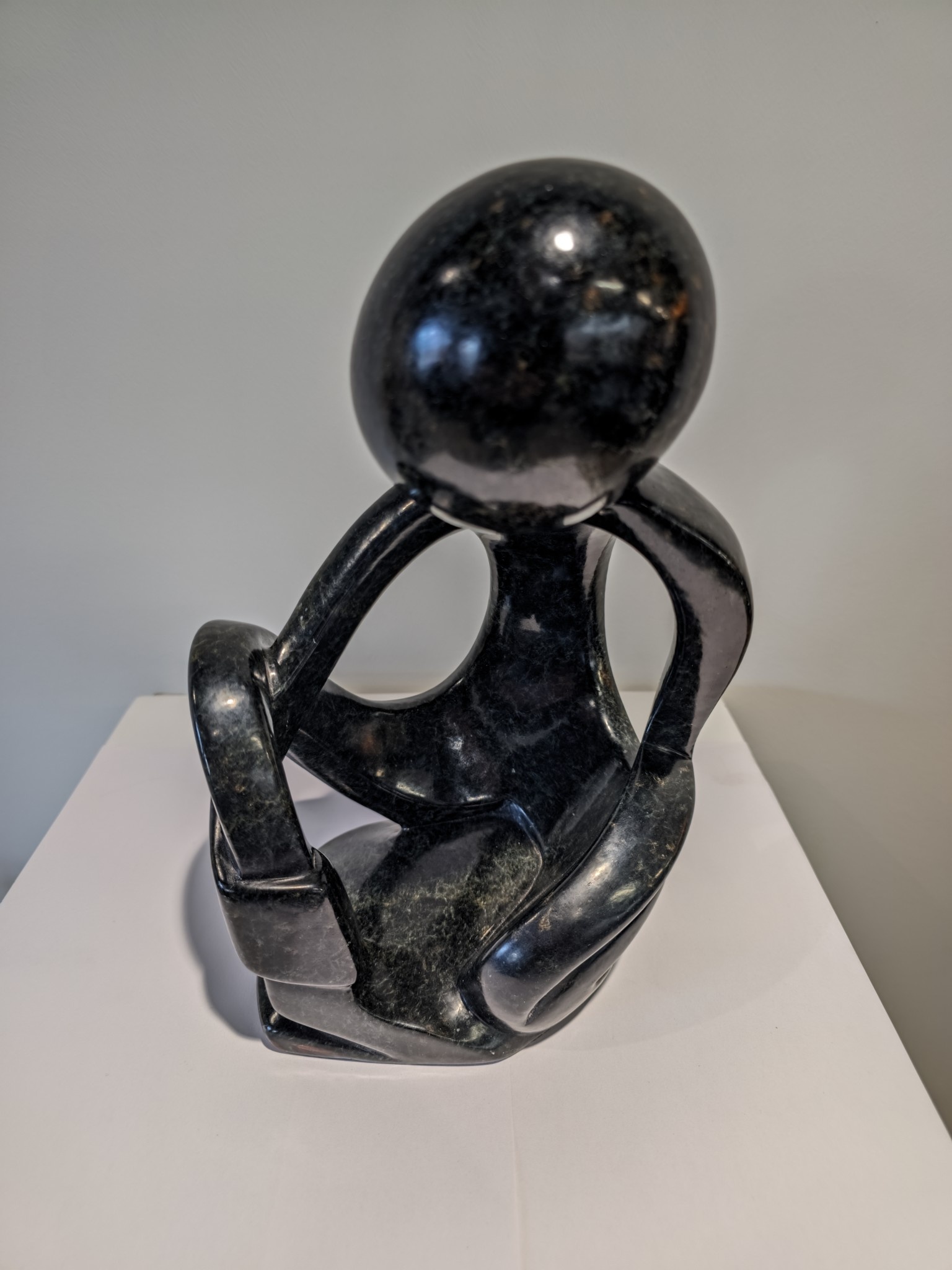 Statue Speckstein Denker 27cm eliassen.de 1