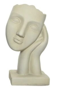 Blumentopf Kopf auf Händen Creme Eliassen.nl 851182 1