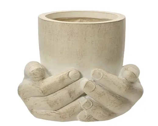 Blumentopf mit Händen Eliassen.nl 828981