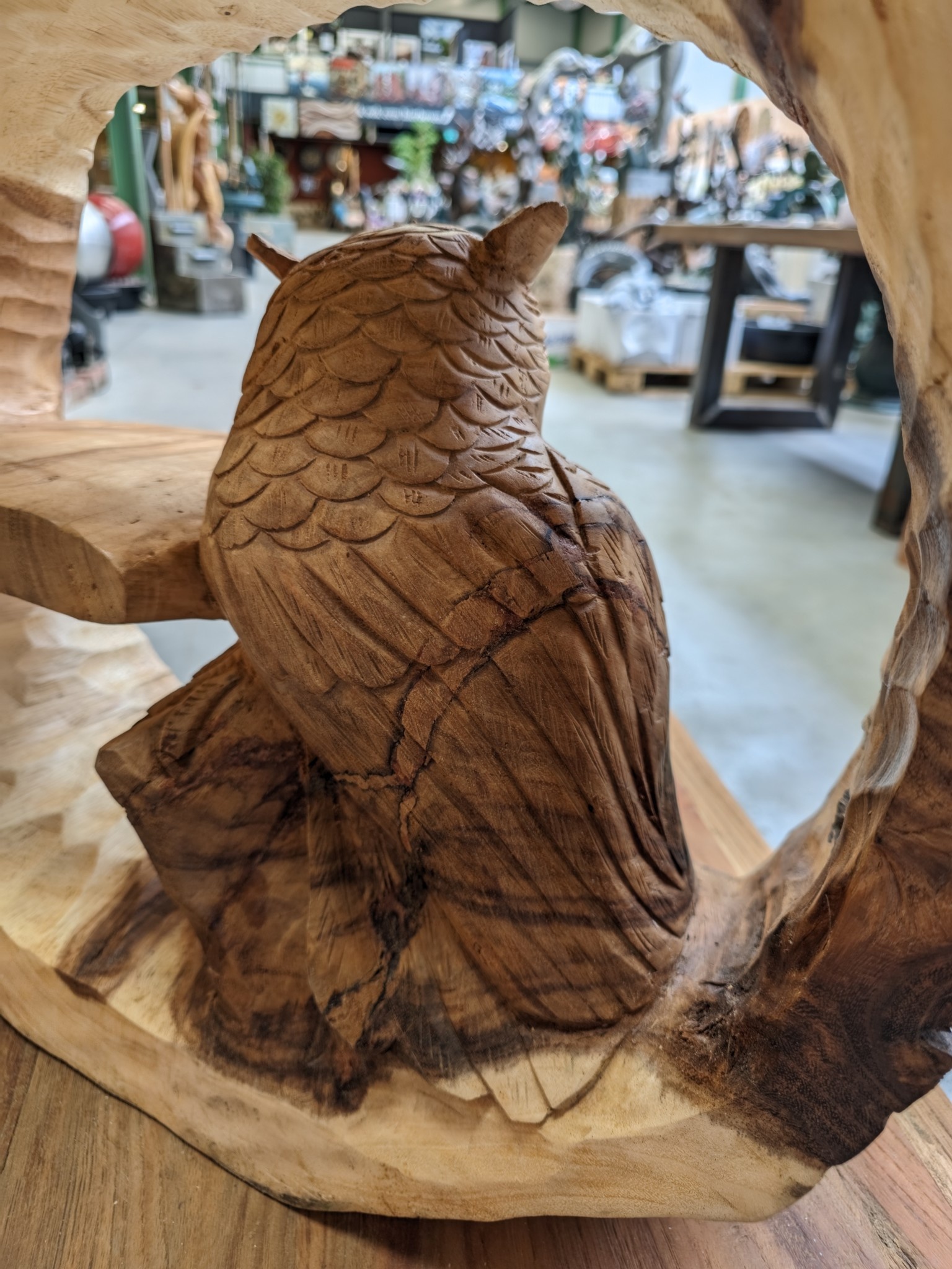 Boekenkast hout uil 53cm eliassen.nl 4