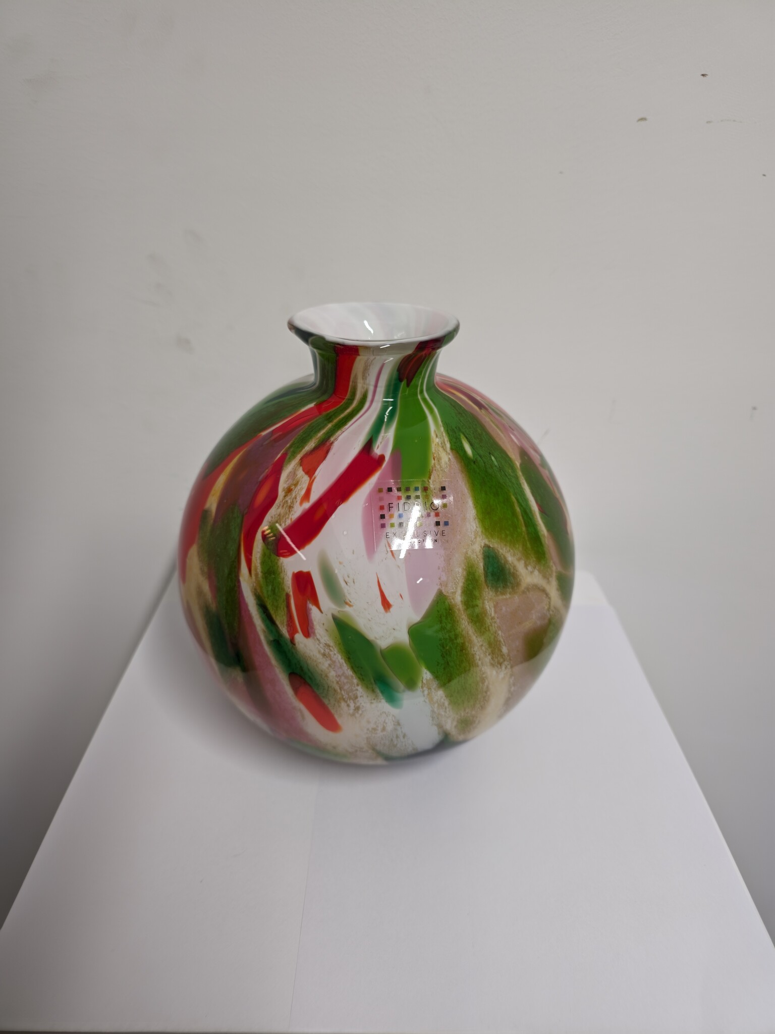 Fidrio Bulb vase mix colors 23cm eliassen.co.uk 1