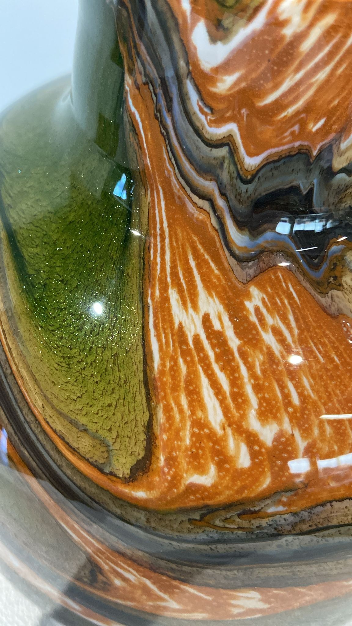 Glass Vase Turin Medium Indian Summer 20cm eliassen.co.uk 3