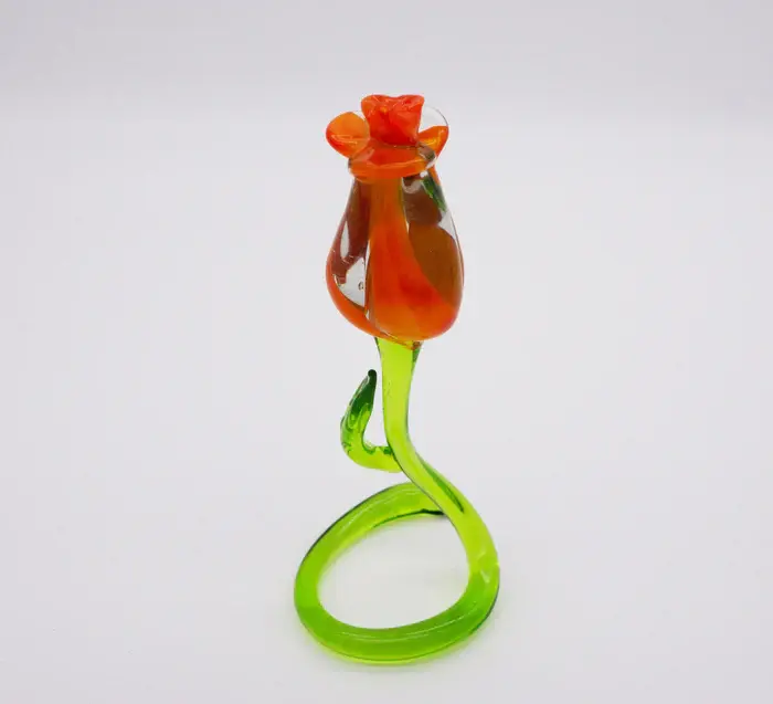 Glasblume Eliassen.nl Rosenrot FL-S-062-09