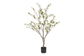 Kunstplant Magnolia bloeiend wit 140cm - Eliassen.nl