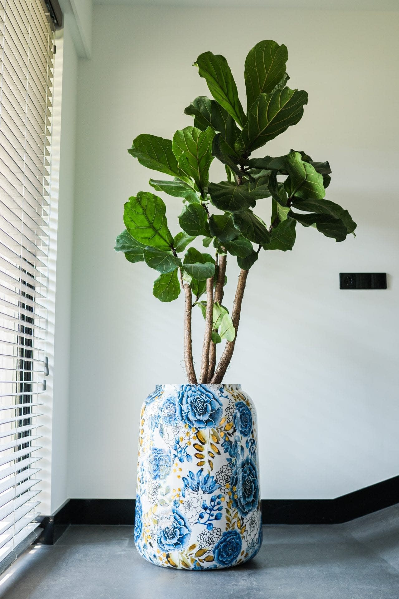 Topf Metall holländisch blau hoch in 2 Größen eliassen.co.uk 4