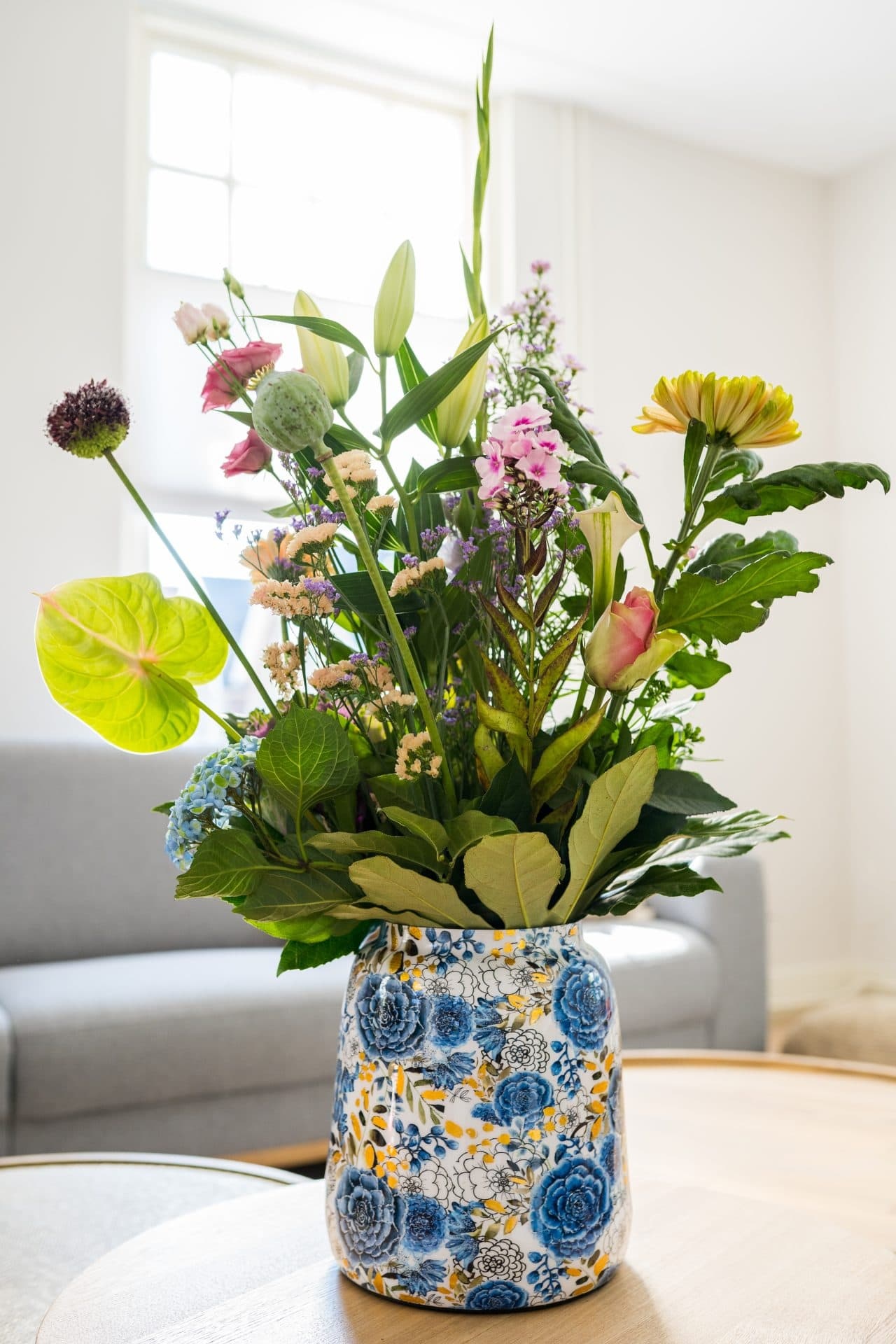 Topf Metall holländisch blau hoch in 2 Größen eliassen.co.uk 5