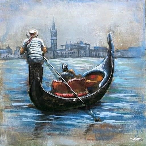 Schilderij 3d Gondel Eliassen.nl MG-110