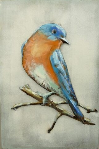 schilderij-3d-metaal-vogel-naar-links-40x60cm