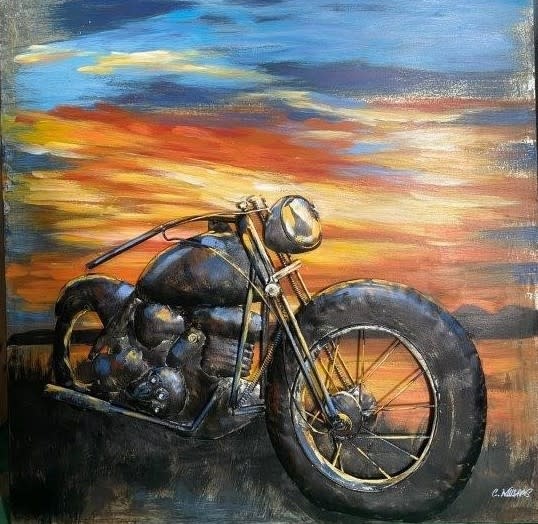 Schilderij 3d Motor Eliassen.nl MG-121