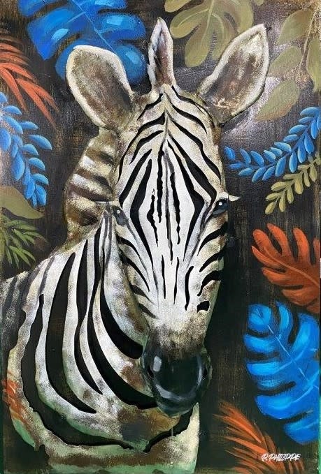 Schilderij 3d Zebra Eliassen.nl mg-105