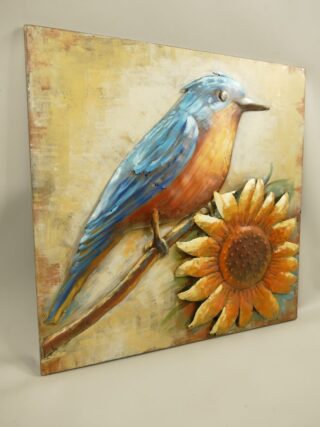 Gemälde Vogel bei Blume Eliassen.nl