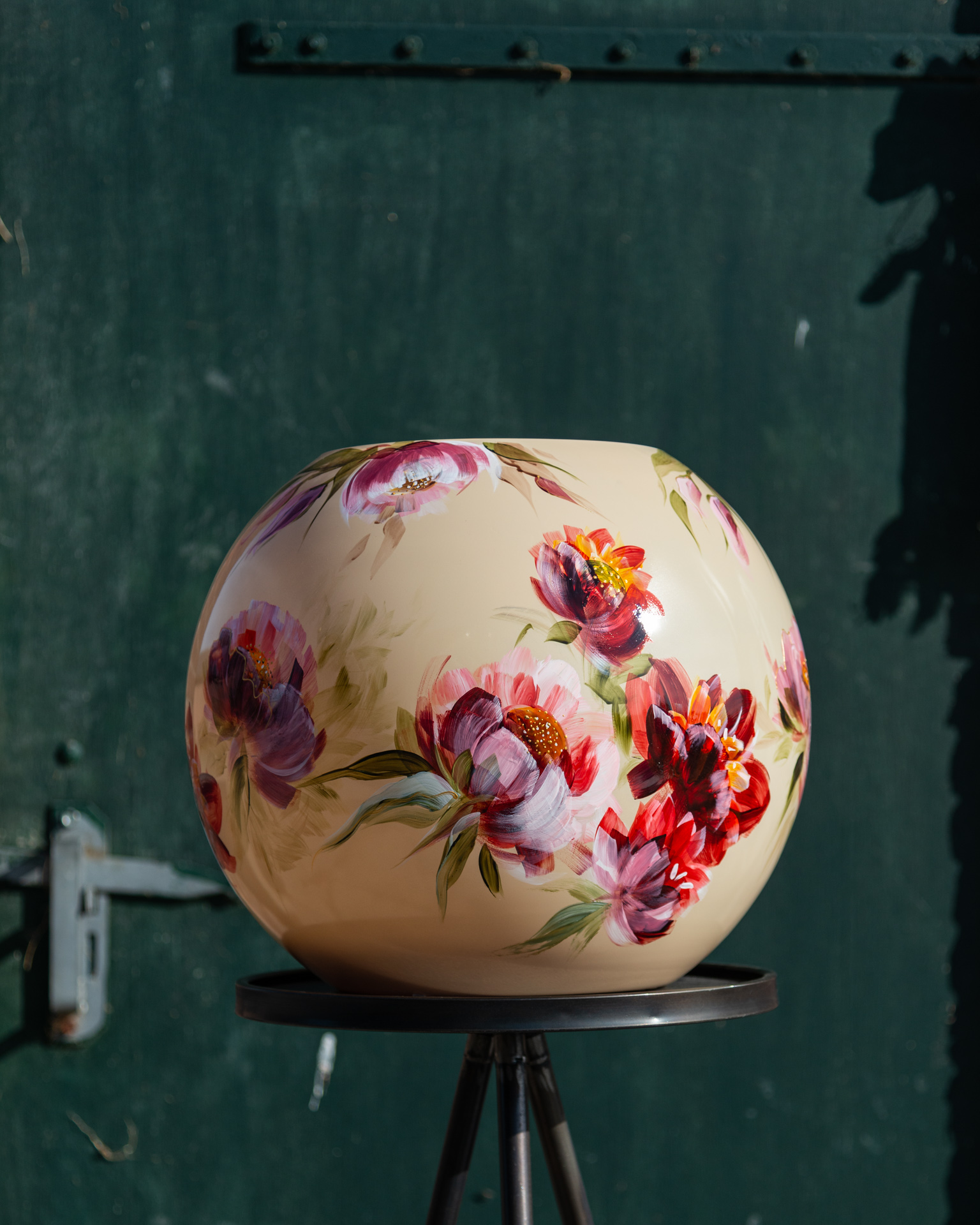 Globus Vase Fidrio Crush Durchmesser 25cm