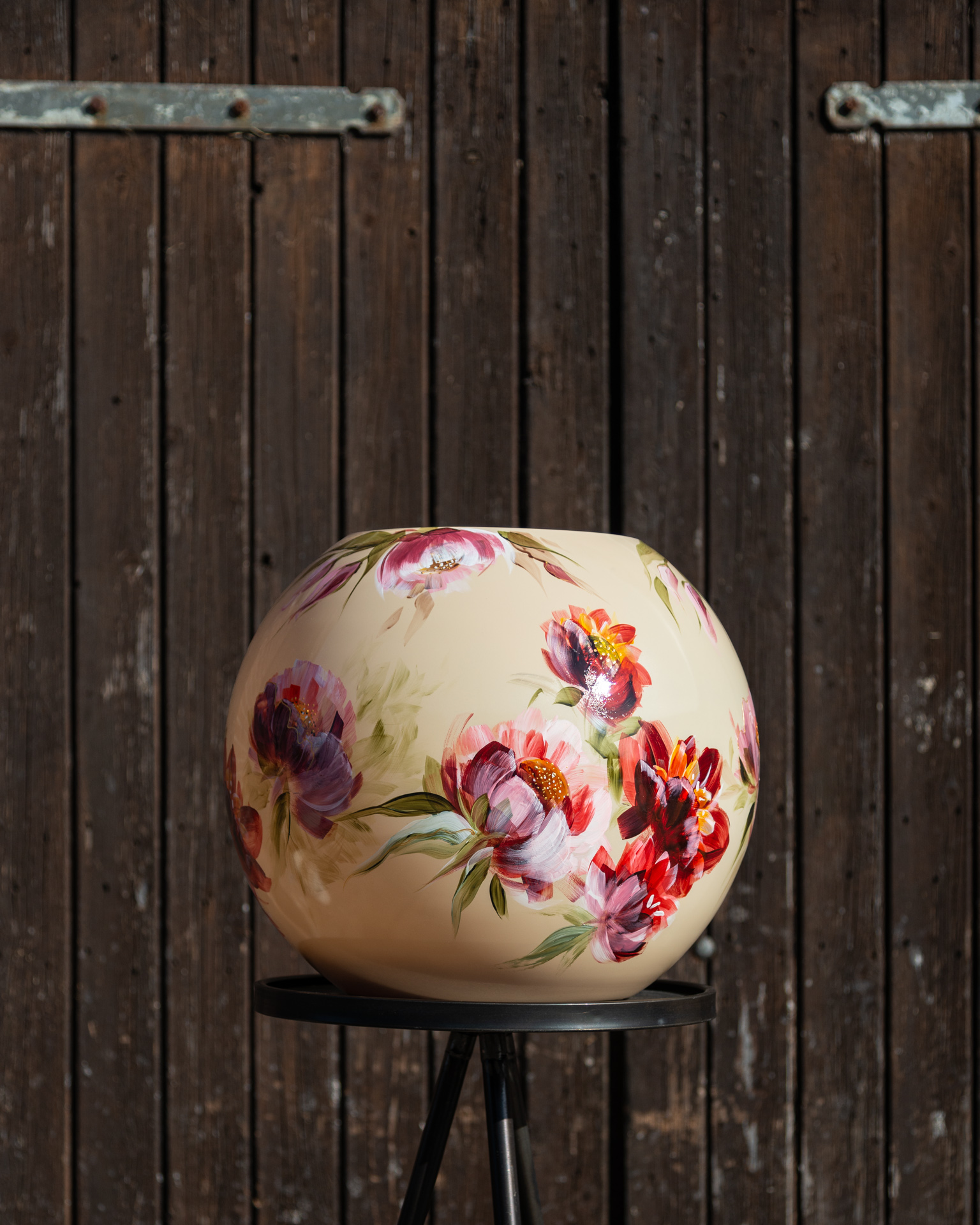 Globus Vase Fidrio Crush Durchmesser 25cm