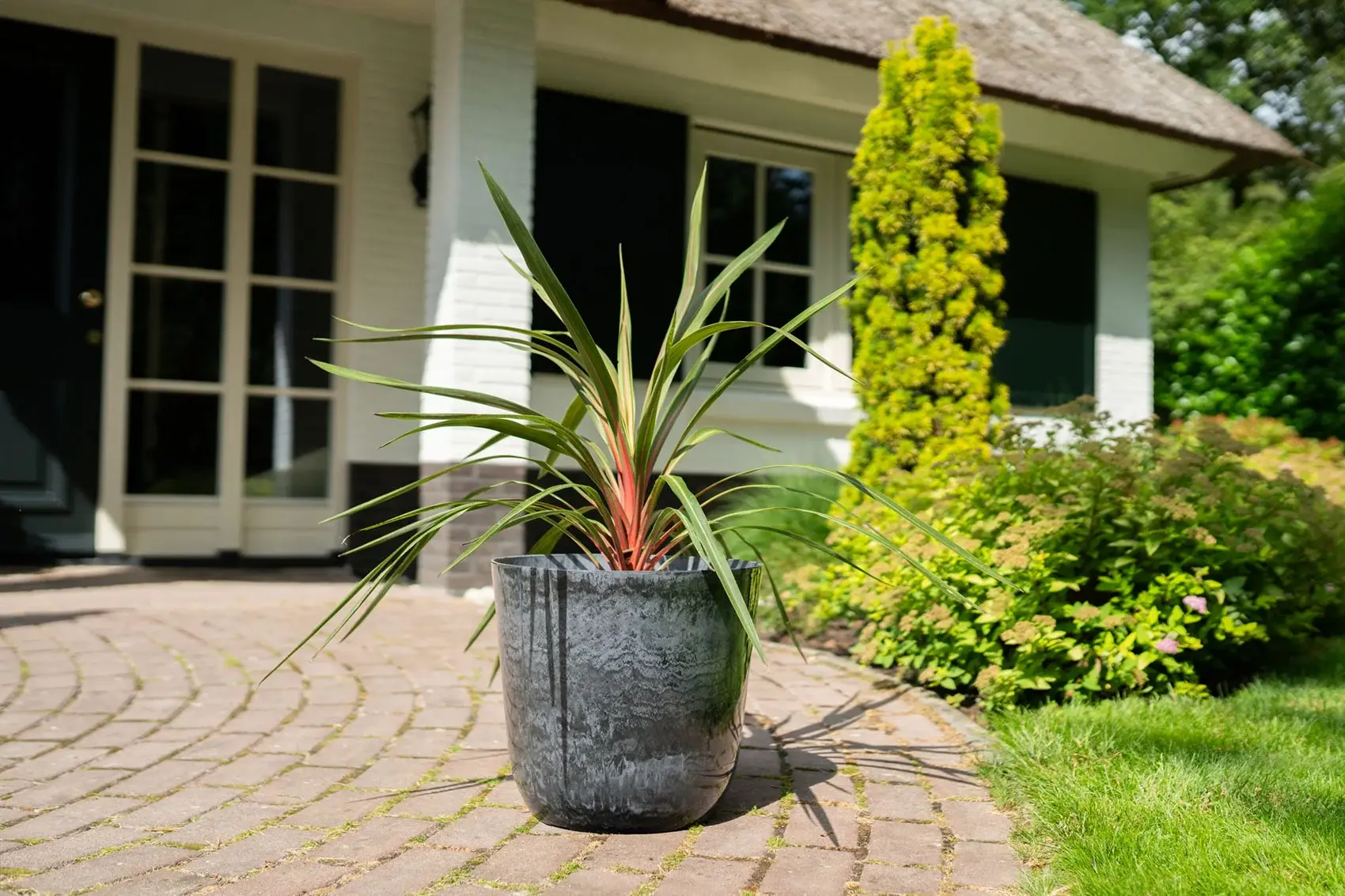 Pot melamine Palermo Marble Grijs eliassen.nl 3