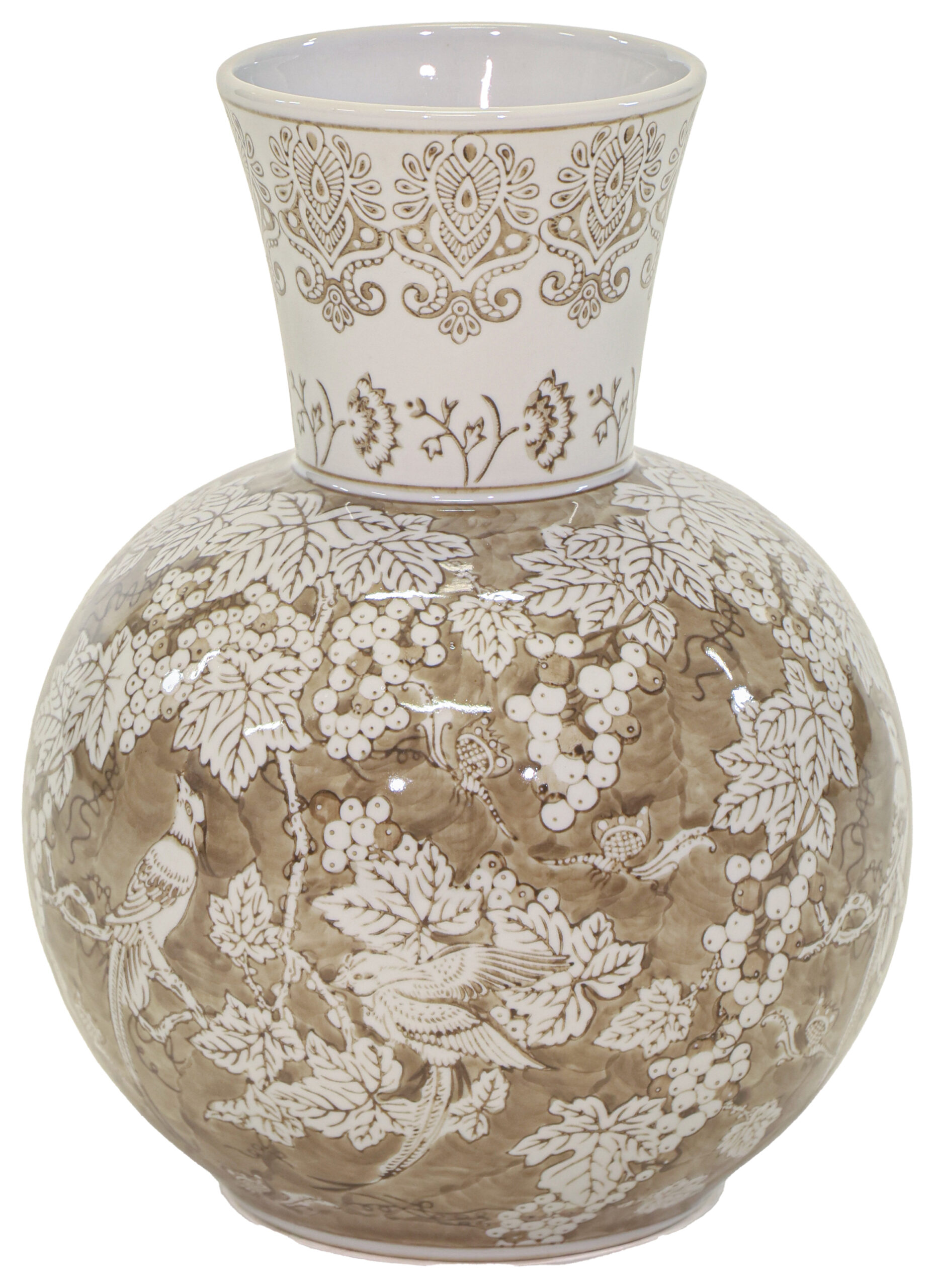 Chinese vaas bruin Xi'an 30cm