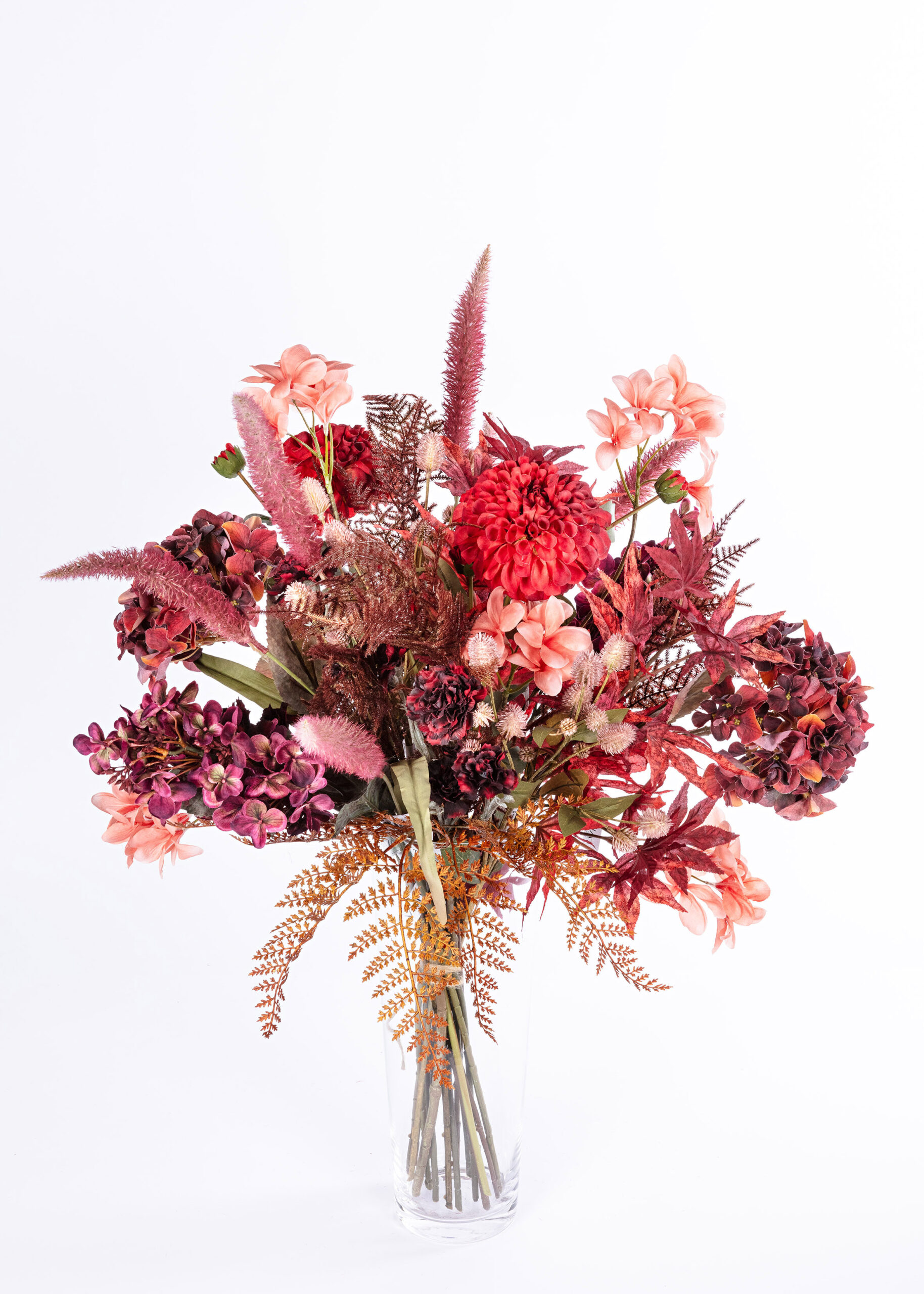 Gemengd boeket bordeau XL 18 stelen eliassen.nl 2