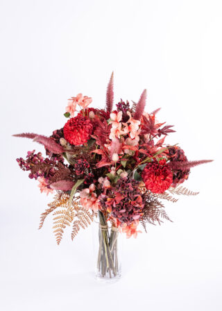 Mixed bouquet bordeau XXL 27 stems eliassen.nl 1