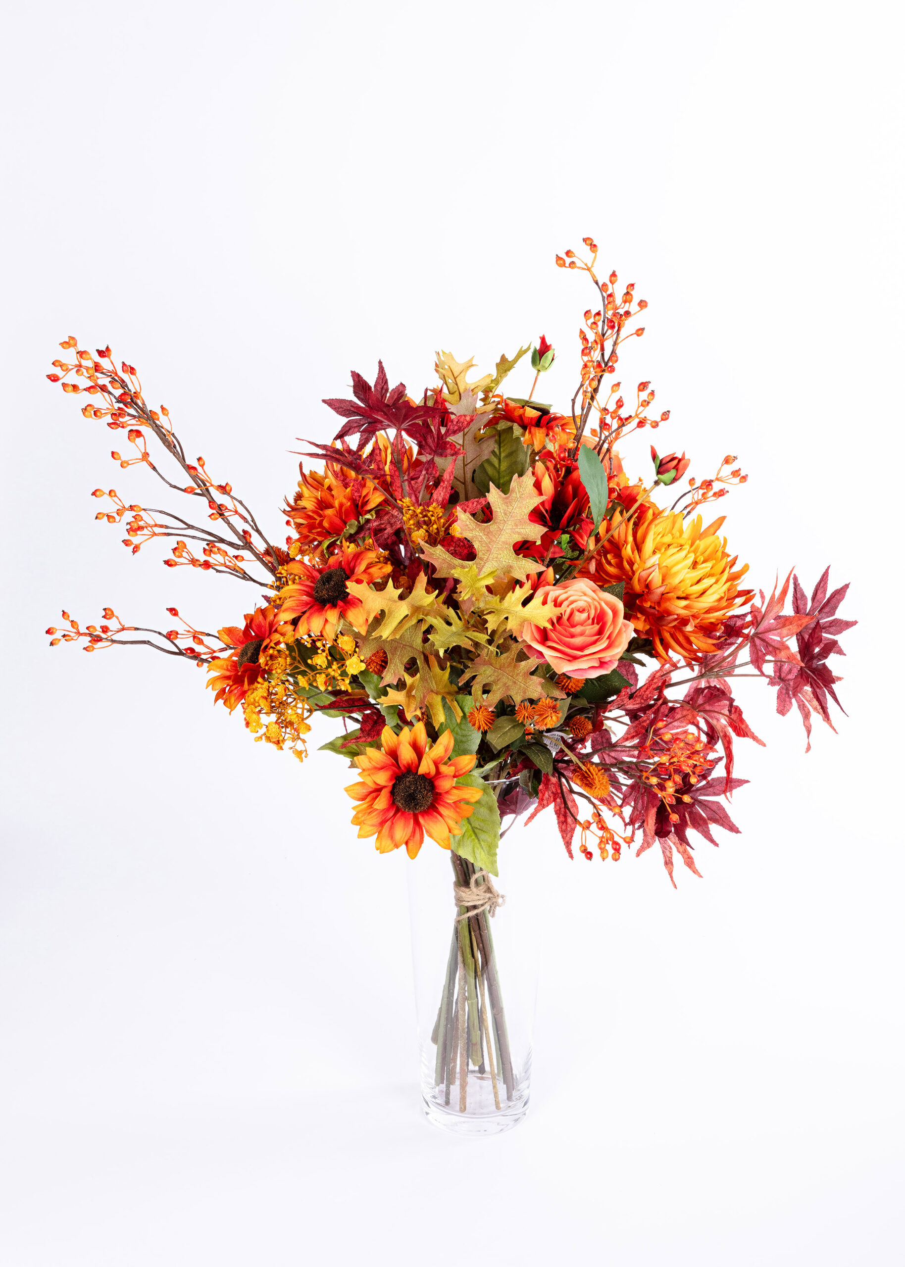 Gemengd boeket oranje XL 18 stelen eliassen.nl 2