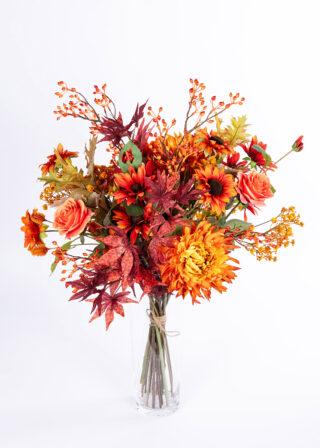 Mixed bouquet orange XL 18 stems eliassen.nl 2