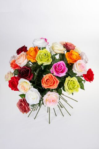 Rozen boeket gemengd XL 28 rozen